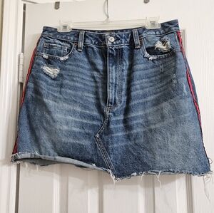 Abercrombie A-line Jean Skirt